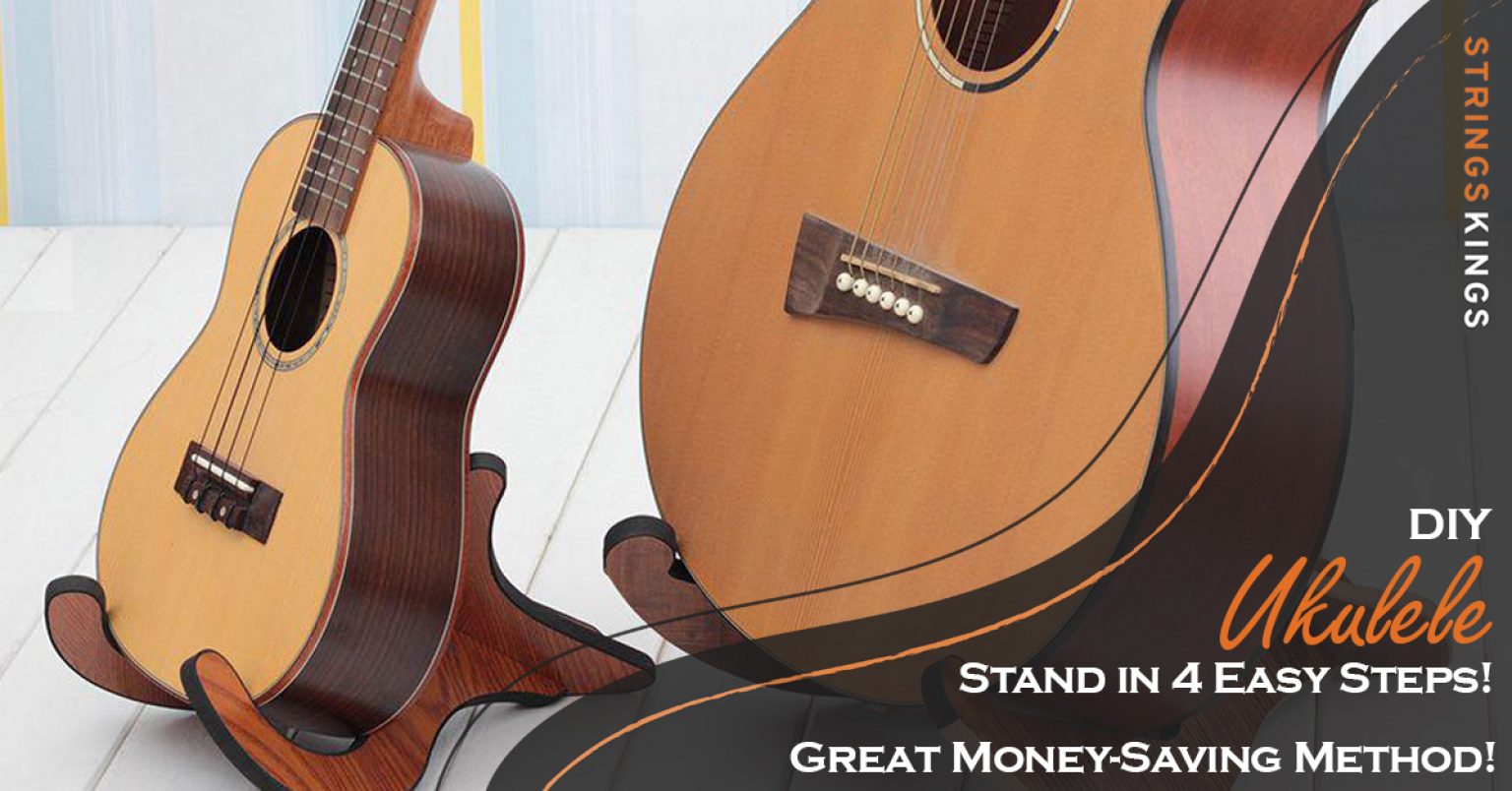 DIY Ukulele Stand in 4 Steps! Great MoneySaving Method!