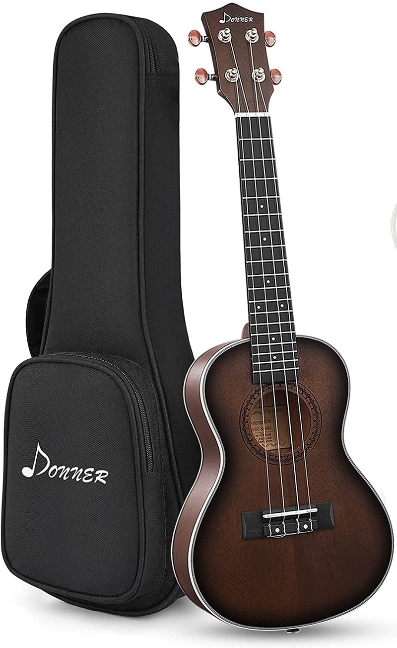 Donner Concert Ukulele Professional 23 Inch DUC-200D Dark