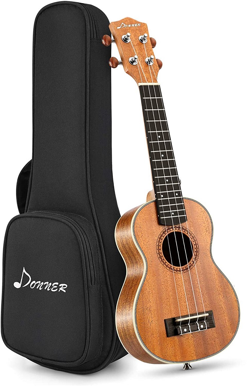 Donner Soprano Ukulele Beginner Kit 21 inch Bundle Pack DUS-200