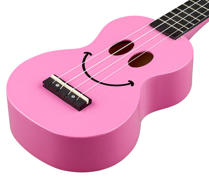 Mahalo Smiley Ukulele Pink