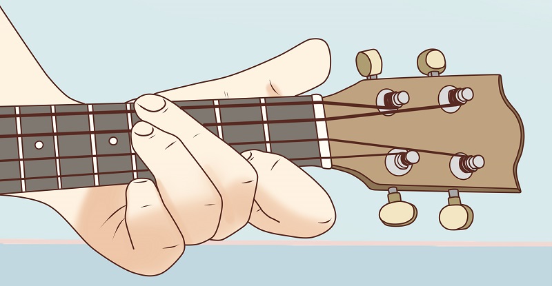 How to Play E Chord on Ukulele Fingering