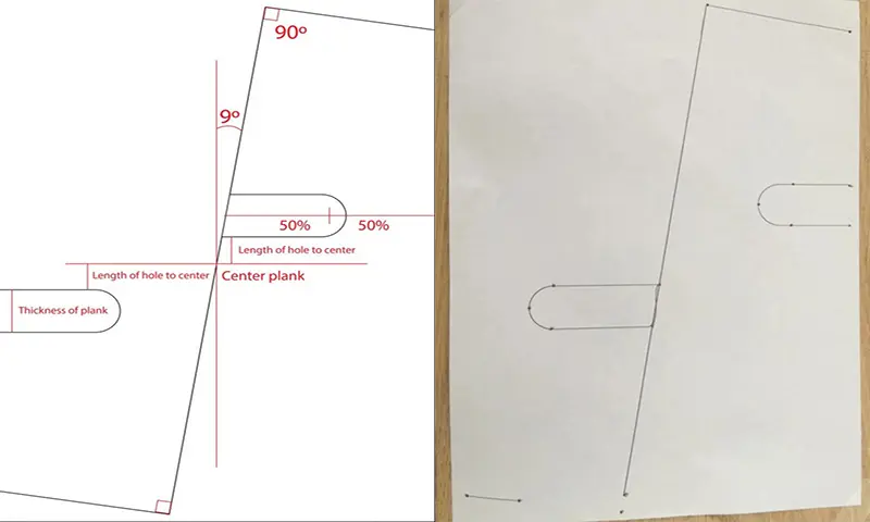 DIY ukulele stand - step 1