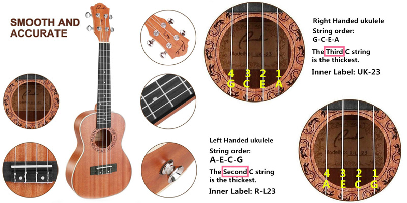 Left-Handed ukulele