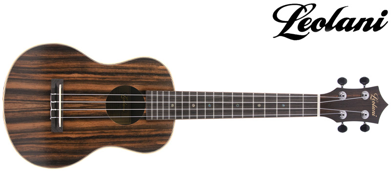 Leolani ukulele with logo