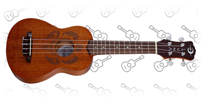 Luna Guitars Uke Tribal Turtle Soprano