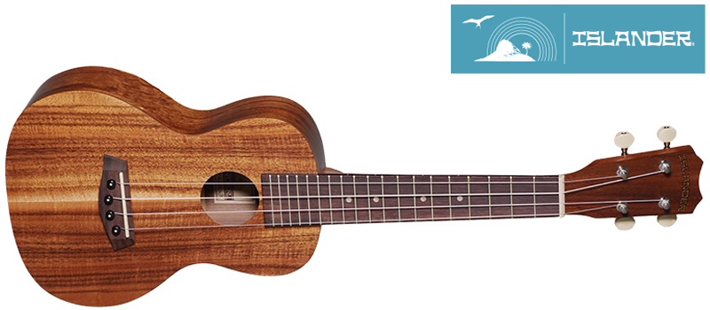 islander ukulele with logo