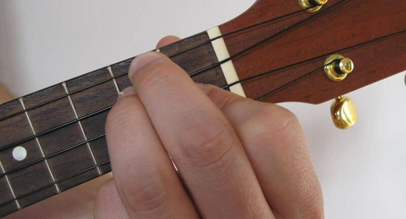 how to play d minor on ukulele