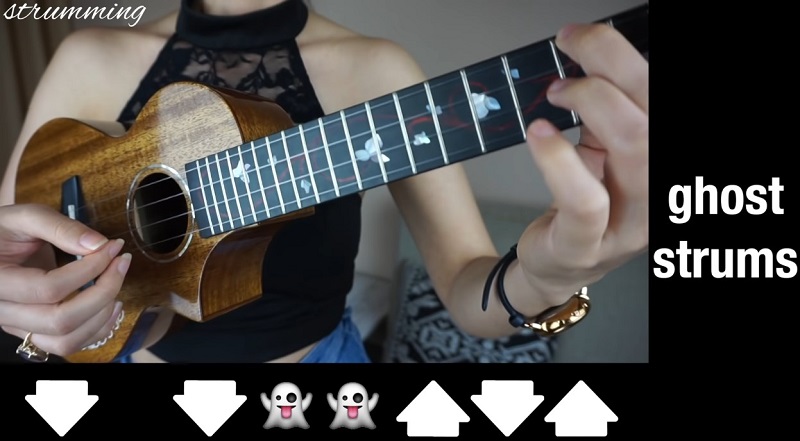 Riptide strumming pattern - how to play riptide on ukulele