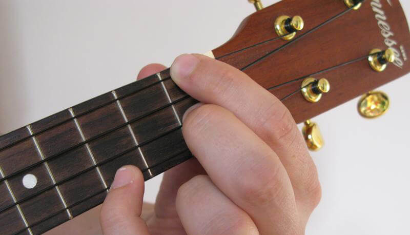 how to play f minor on ukulele 1