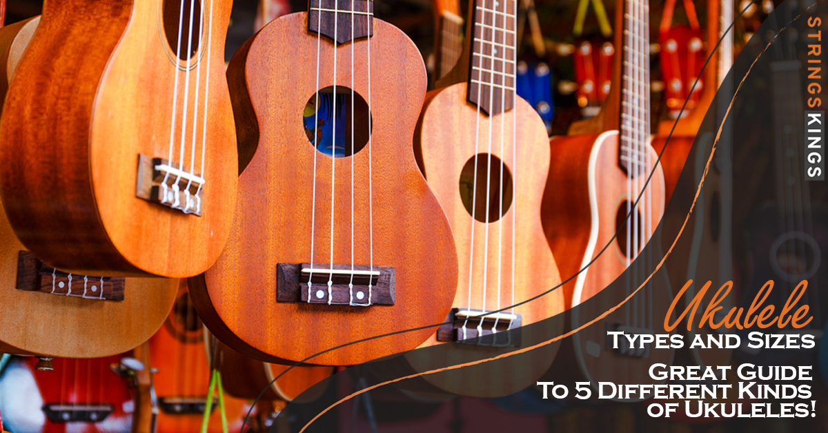 Ukulele Types and Sizes: Great Guide To 5 Different Kinds of Ukuleles!