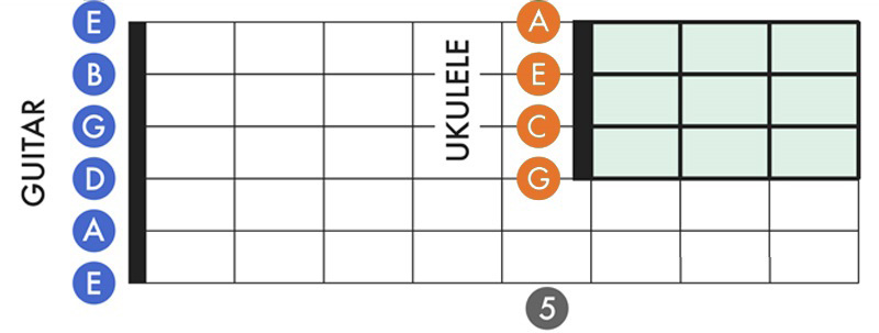 Tuning Differences guitar vs ukulele