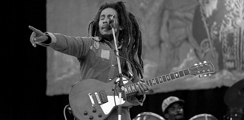 Bob Marley live on stage