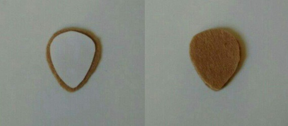 DIY Ukulele Pick Method step 3