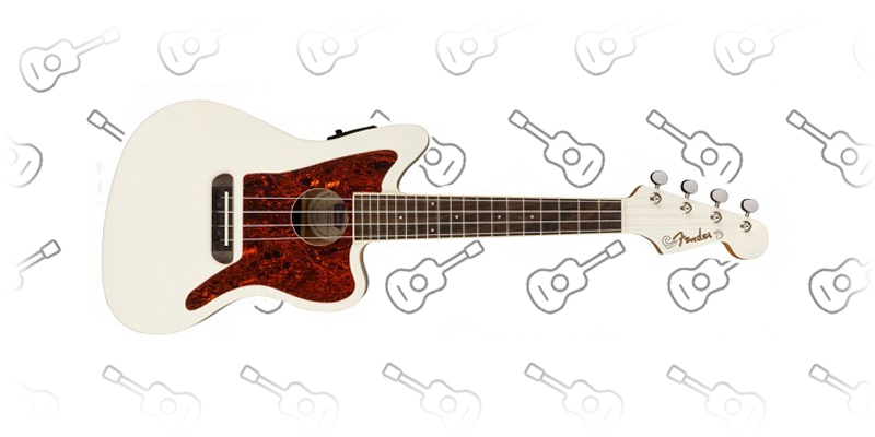 Fender Fullerton Jazzmaster Uku OW