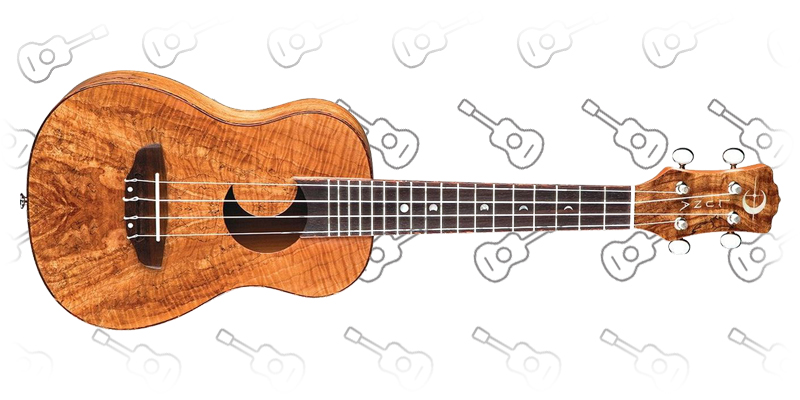 Luna Exotic Series Spalt Maple Concert Ukulele