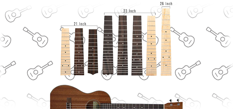 ukulele fretboards