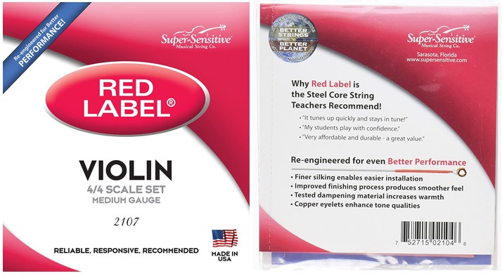 Super Sensitive Steel core 4 4 Violin Strings 2