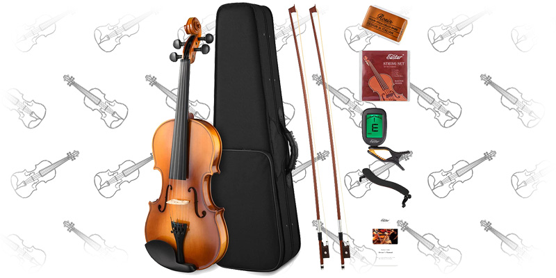 Eastar 4/4 Full Size Violin Set Matte Fiddle