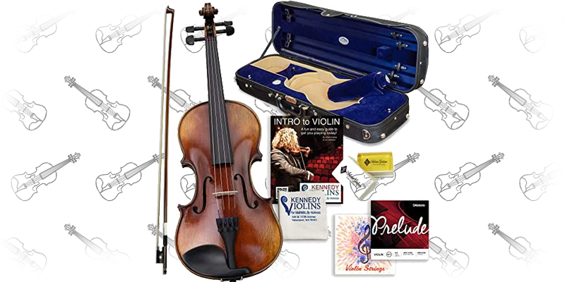 Antonio Giuliani Primo Violin 1/4 size Bundle By Kennedy Violins