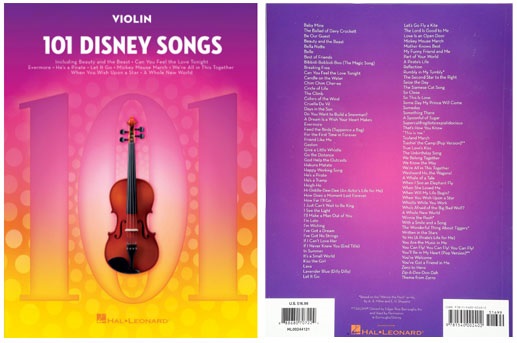 101 Disney Songs: for Violin