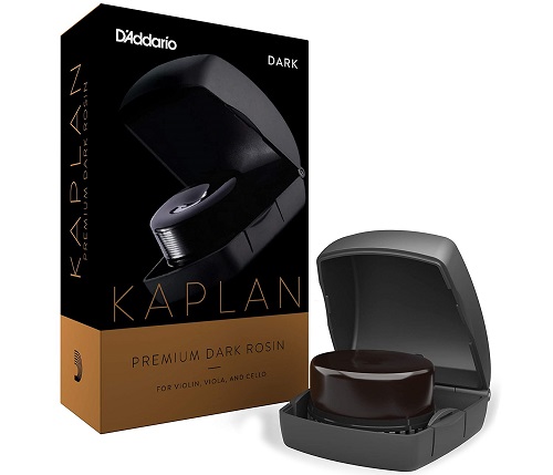 D'Addario Kaplan Premium Rosin with Case, Dark