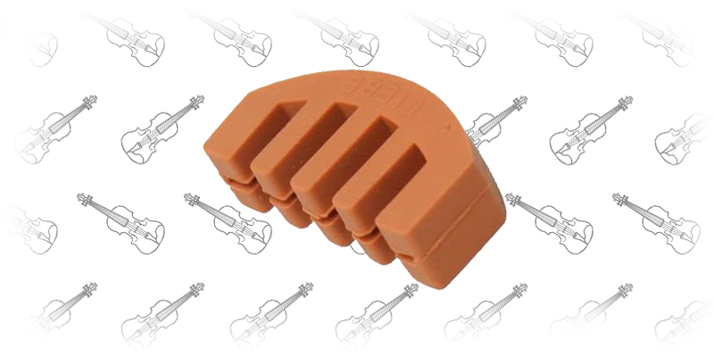 ViolinSmart 5 Prong Rubber Violin Mute