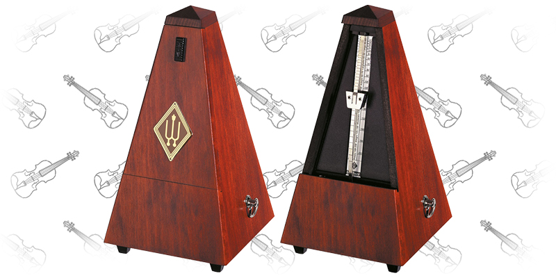 Wittner 811M Pyramid Mahogany Metronome - violin metronomes