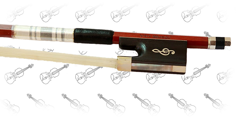 Vio Music Full-size Silver Winding Violin Bow