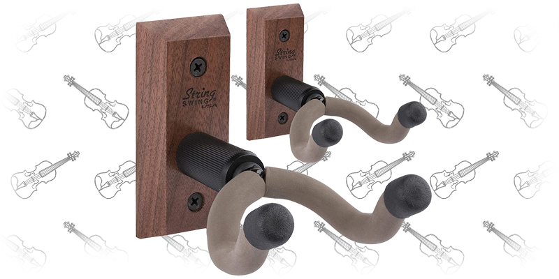 String Swing CC01V-BW Violin Hanger Black Walnut