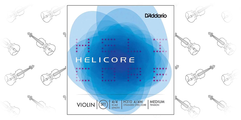 D'Addario Helicore 4/4 Size Violin Strings Set