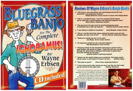 Bluegrass Banjo for the Complete Ignoramus Best Beginning Banjo Books