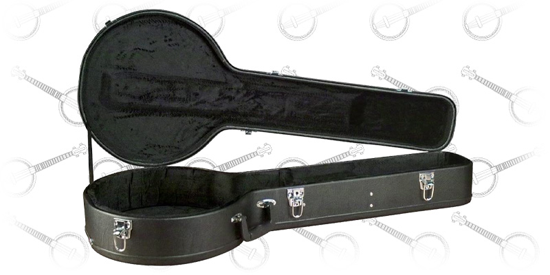 Carrion C-2901 Black Hardshell 5-String Resonator Banjo Case
