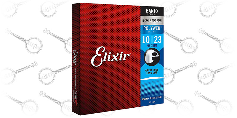Elixir Banjo Strings w Polyweb Coating