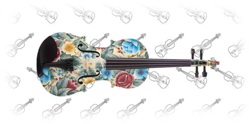 Kinglos 4/4 Cold-Rock Colored Violin Kit