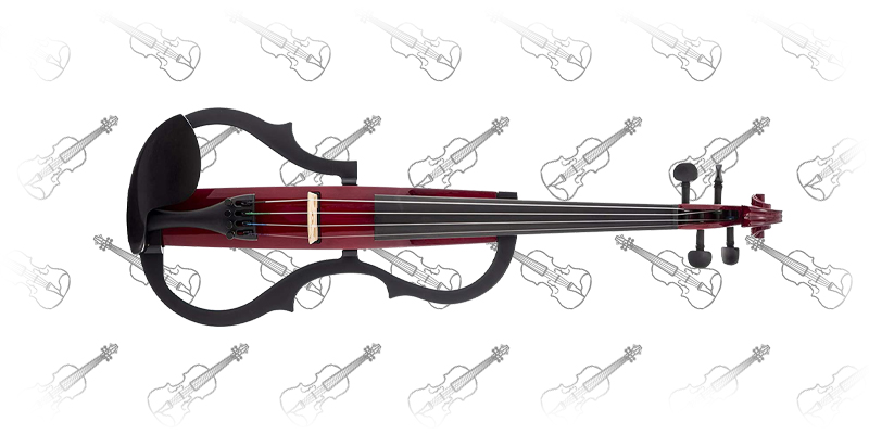 Kinglos 4/4 Red Solid Wood Advanced Electric Violin