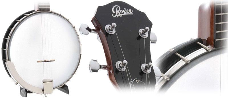 Rover RB-20P Plectrum Open Back 4-String Banjo