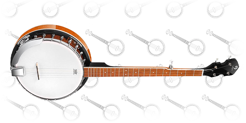 Vangoa 5 String Banjo Beginner Full-Size Kit