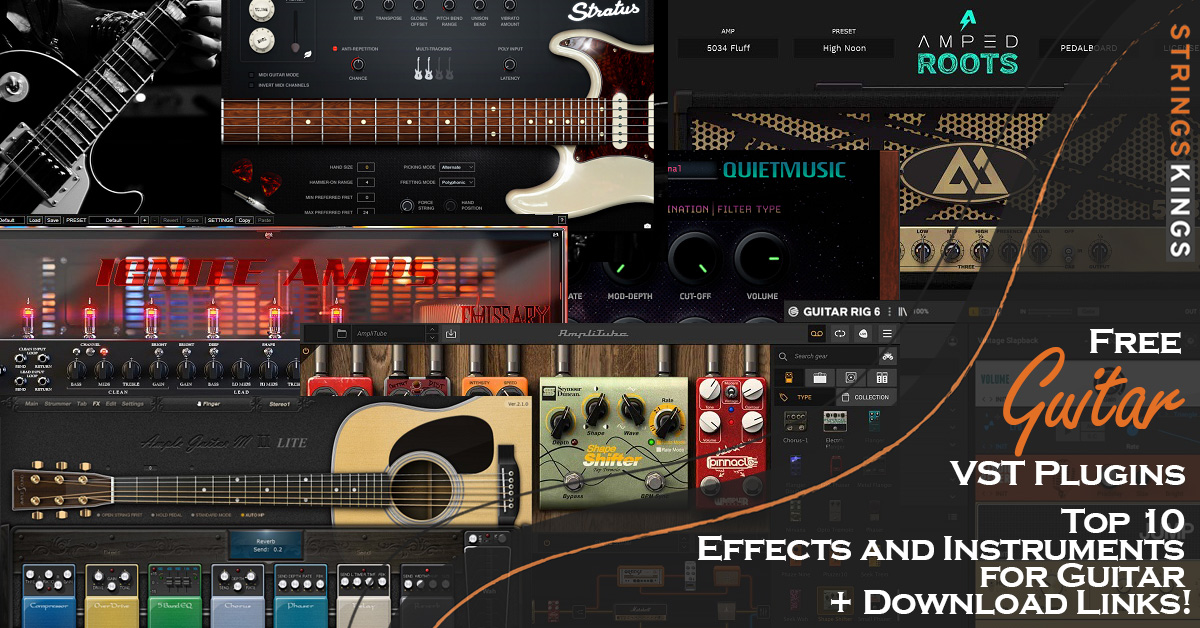 Guitar VST Plugins: 10 Effects and Instruments for Guitar + Download Links!