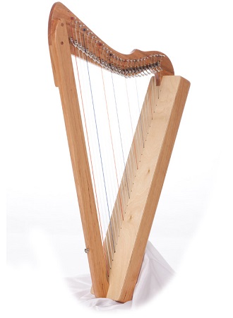 Rees Harps SE - Special Edition Fullsicle Harp, Solid Cherry Wood 1