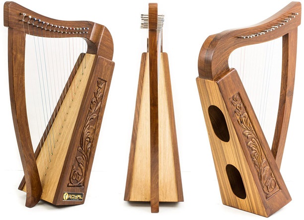 Royal Celtic Irish Knee Harp