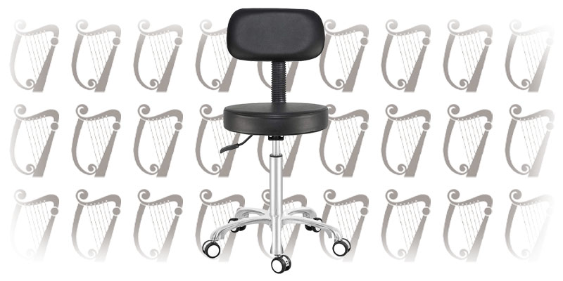 Antlu Rolling Stool Swivel Chair