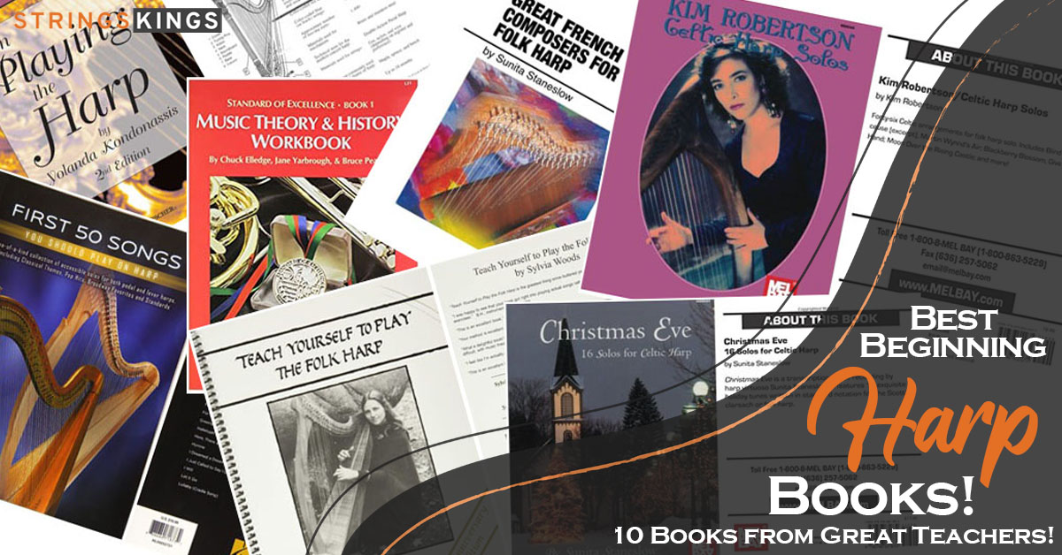 Best Beginning Harp Books: 10 Books from Great Teachers!