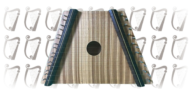 CGI Rosewood Lap Harp