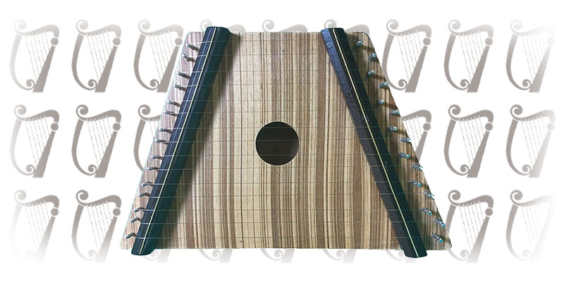 CGI Rosewood Lap Harp