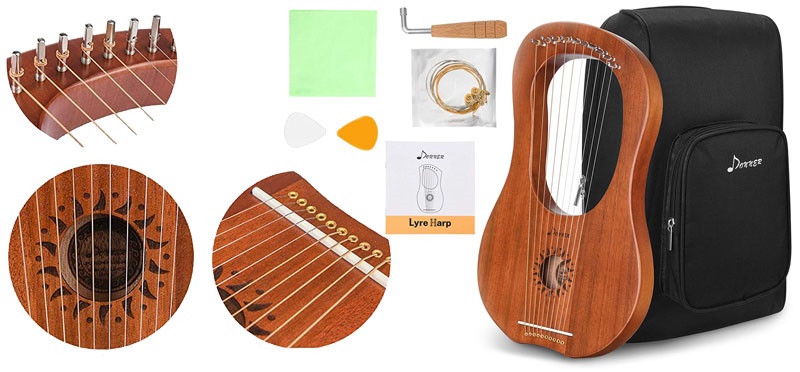 Donner DLH-002 Lyre Harp