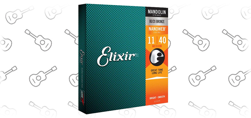 Elixir Mandolin Strings with NANOWEB Coating