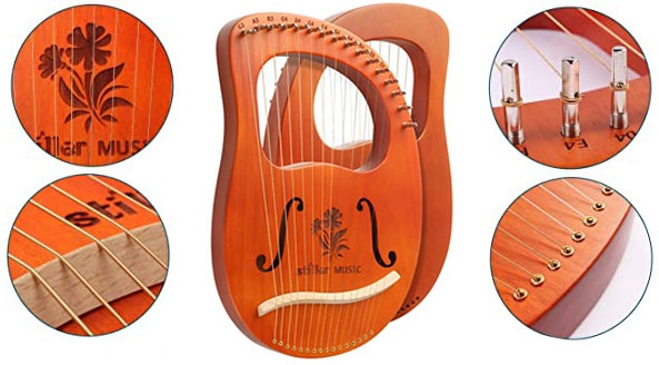 LOLUNUT Lyre Harp