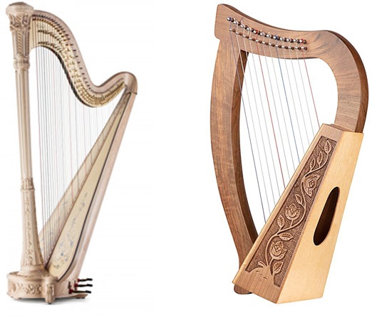 Celtic Harp vs Regular Harp