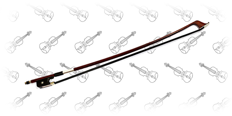 VingoBow New Full-Size Black Horsehair Bass Bow