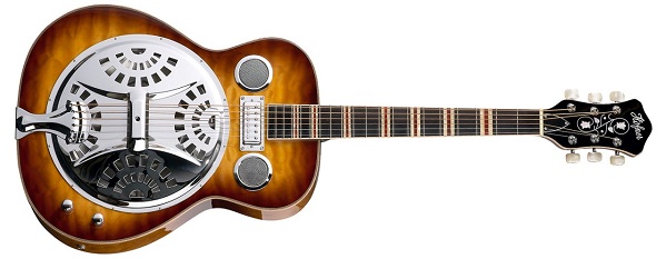 spider design resonator guitar